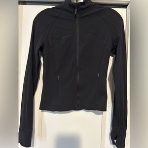 Black lululemon cropped nulu define jacket size 4